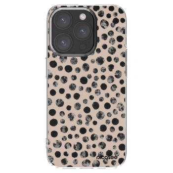 Picasee Apple iPhone 15 Pro Hülle - Transparentes Silikon - Dots