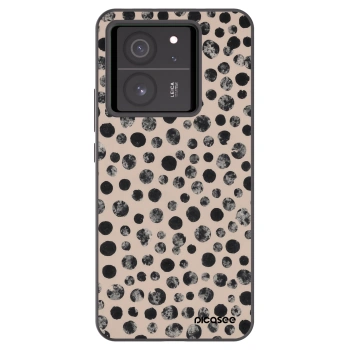 Picasee Xiaomi 13T Pro Hülle - Schwarzes Silikon - Dots