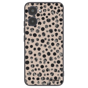 Picasee Realme 10 4G Hülle - Schwarzes Silikon - Dots