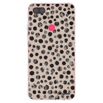 Picasee Xiaomi Mi 8 Lite Hülle - Transparentes Silikon - Dots