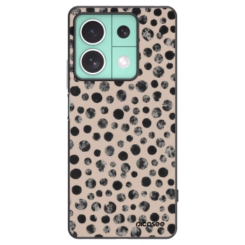Picasee Xiaomi Redmi Note 13 5G Hülle - Schwarzes Silikon - Dots