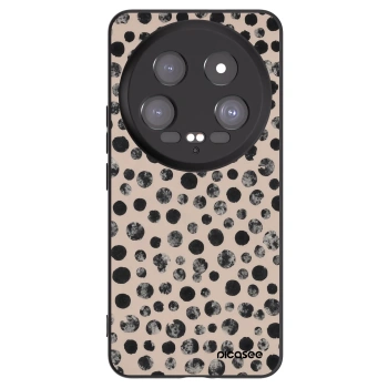Picasee Xiaomi 14 Ultra Hülle - Schwarzes Silikon - Dots