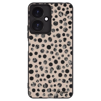 Picasee Xiaomi Redmi 13C 5G Hülle - Schwarzes Silikon - Dots