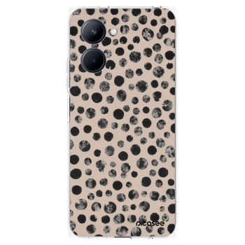 Picasee Realme C33 (2023) Hülle - Transparentes Silikon - Dots