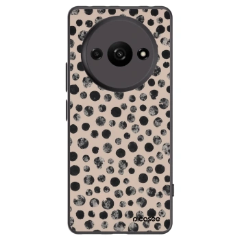 Picasee Xiaomi Redmi A3 Hülle - Schwarzes Silikon - Dots