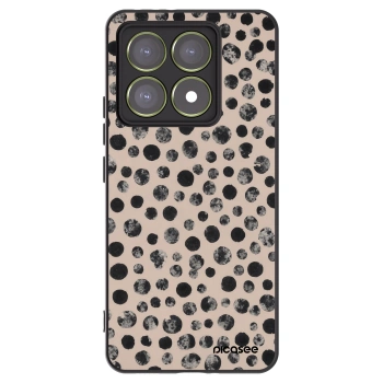 Picasee Xiaomi 14T Hülle - Schwarzes Silikon - Dots