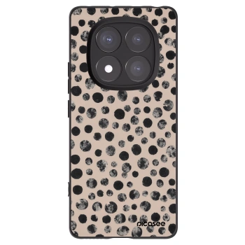Picasee Xiaomi Redmi Note 14 Pro 5G Hülle - Schwarzes Silikon - Dots