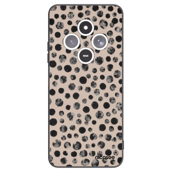 Picasee Xiaomi Redmi 14C Hülle - Schwarzes Silikon - Dots