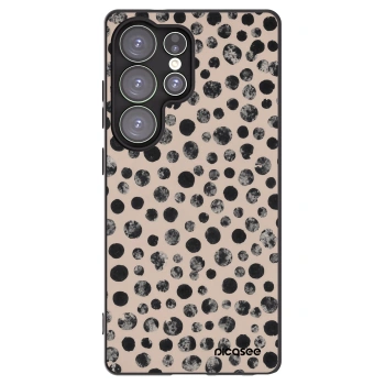 Picasee Samsung Galaxy S25 Ultra 5G Hülle - Schwarzes Silikon - Dots