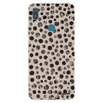 Picasee Huawei Y7 2019 Hülle - Transparentes Silikon - Dots