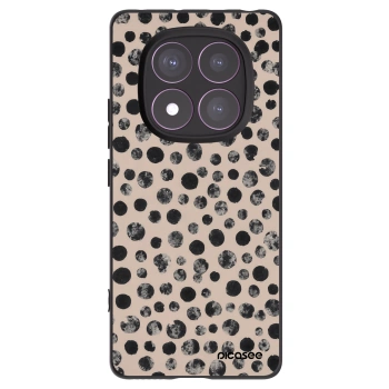 Picasee Xiaomi Redmi Note 14 Pro 4G Hülle - Schwarzes Silikon - Dots