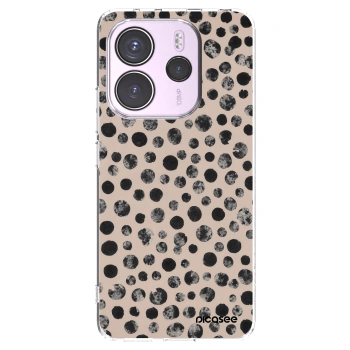 Picasee Xiaomi Redmi Note 14 4G Hülle - Transparentes Silikon - Dots