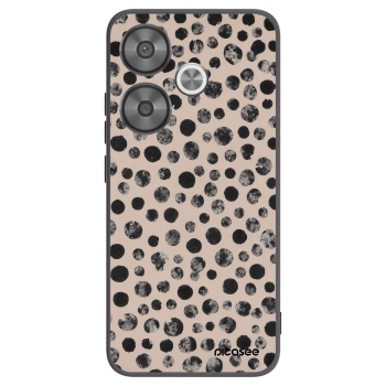 Picasee Xiaomi Poco F6 Hülle - Schwarzes Silikon - Dots