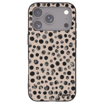 Picasee Apple iPhone 17 Pro Hülle - Schwarzes Silikon - Dots