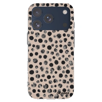 Picasee Apple iPhone 17 Pro Hülle - Transparentes Silikon - Dots