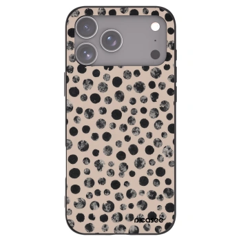 Picasee Apple iPhone 17 Pro Max Hülle - Schwarzes Silikon - Dots