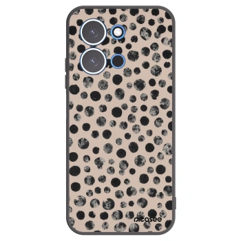 Picasee Xiaomi Redmi 15C 4G Hülle - Schwarzes Silikon - Dots