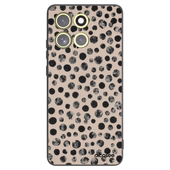 Picasee Motorola Moto G86 Power 5G Hülle - Schwarzes Silikon - Dots