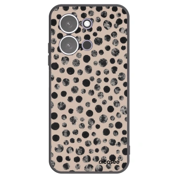 Picasee Xiaomi Redmi 15C 5G Hülle - Schwarzes Silikon - Dots