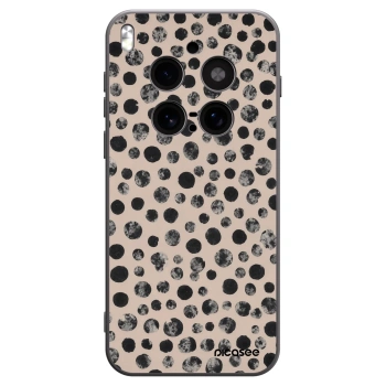 Picasee Vivo X300 Pro Hülle - Schwarzes Silikon - Dots