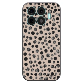 Picasee Xiaomi 17T Hülle - Schwarzes Silikon - Dots
