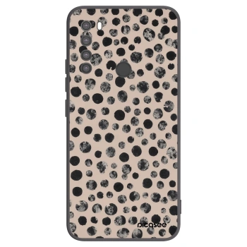 Picasee Xiaomi Redmi Note 8 Hülle - Schwarzes Silikon - Dots