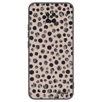 Picasee Xiaomi Redmi Note 9 Pro Hülle - Schwarzes Silikon - Dots