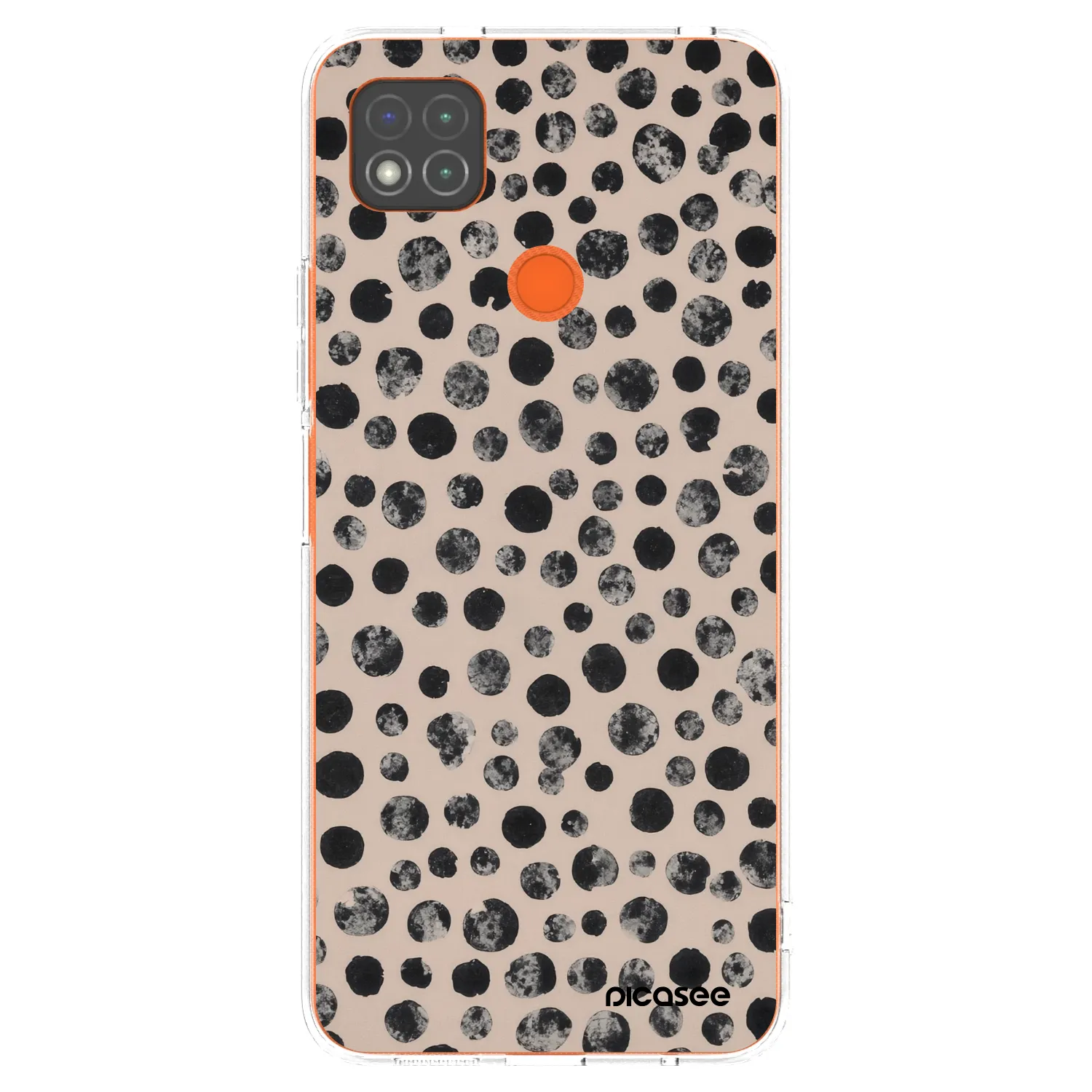 Picasee Xiaomi Redmi 9C Hülle - Transparentes Silikon - Dots