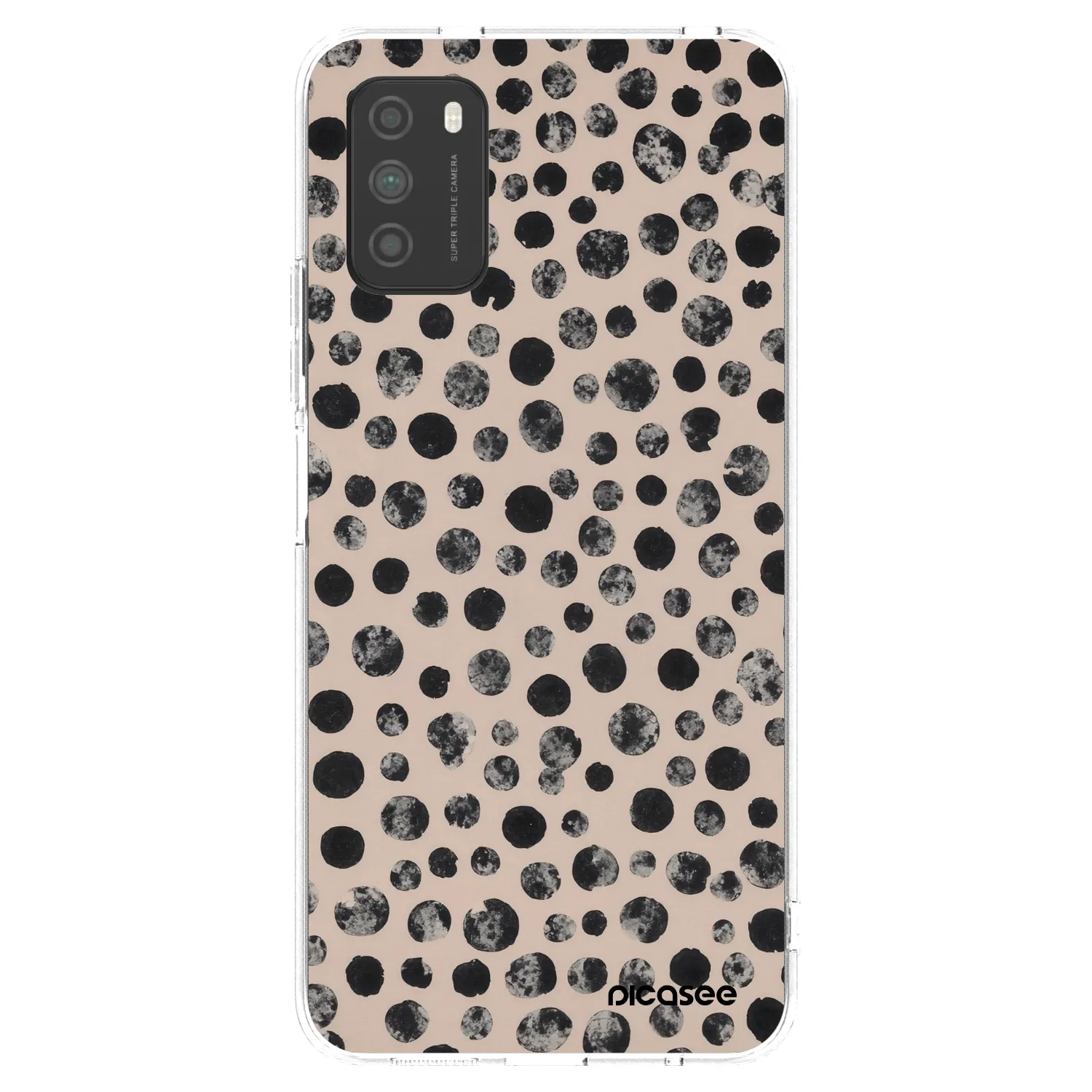 Picasee Xiaomi Poco M3 Hülle - Transparentes Silikon - Dots