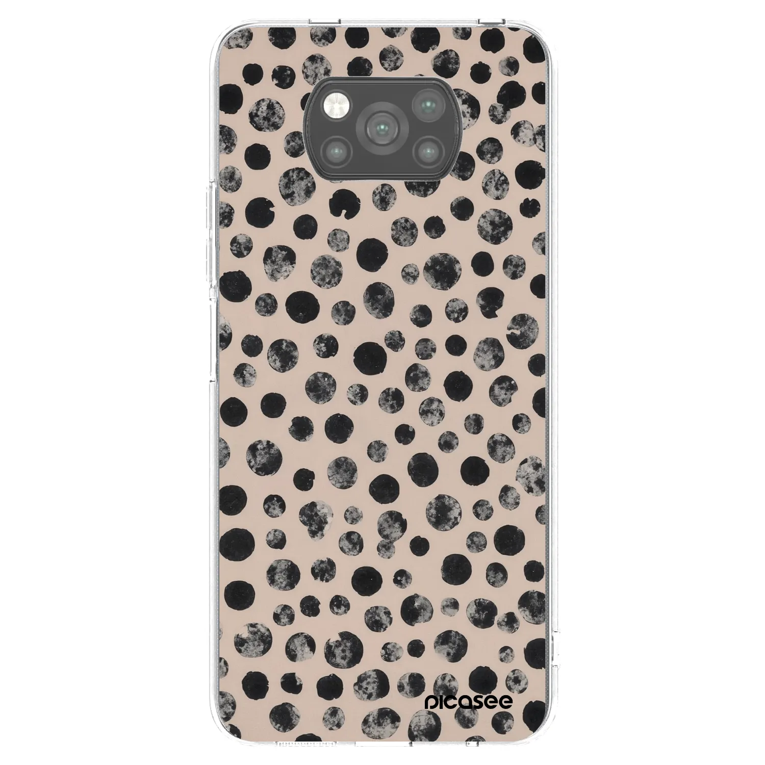 Picasee Xiaomi Poco X3 Pro Hülle - Schwarzes Silikon - Dots