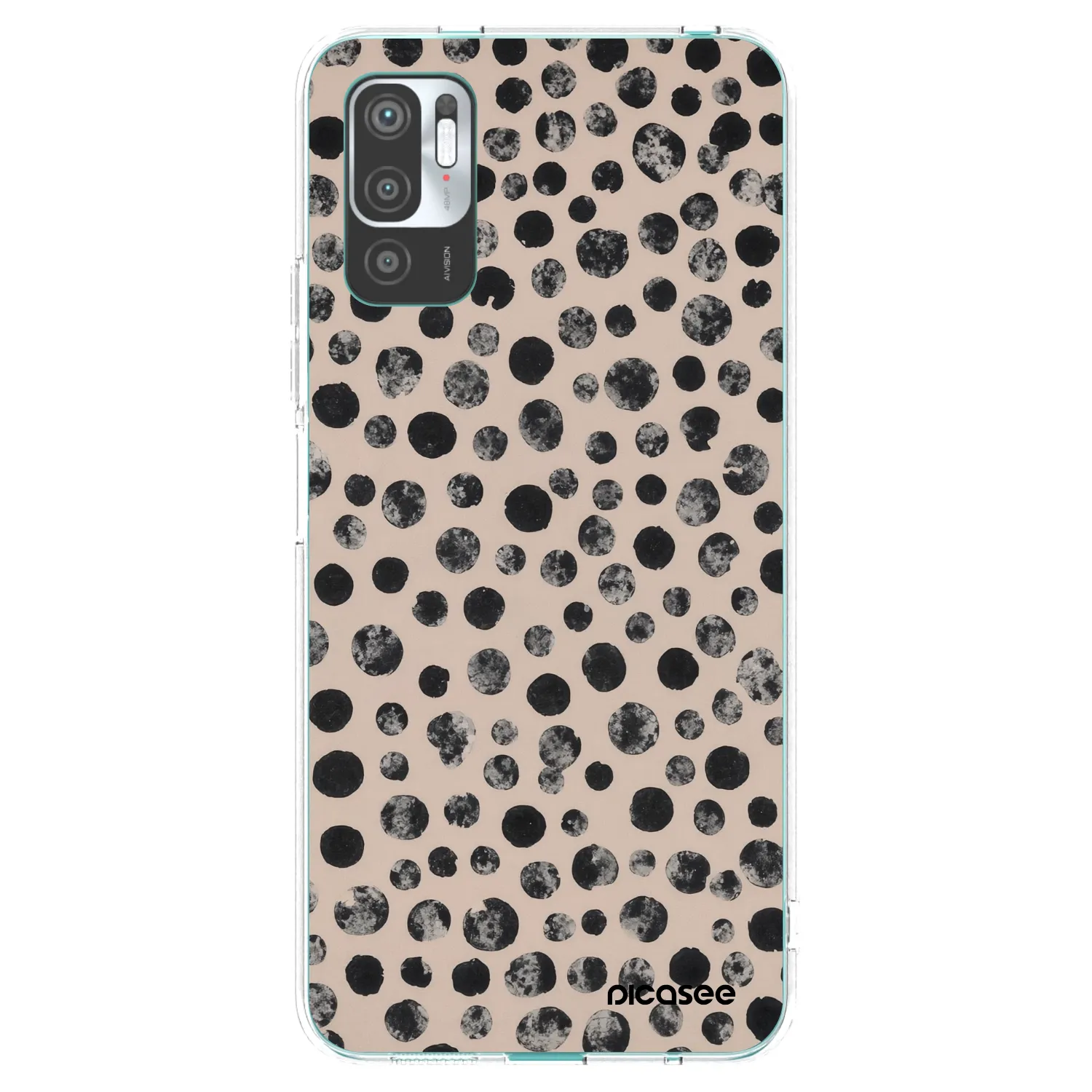 Picasee Xiaomi Redmi Note 10 5G Hülle - Transparentes Silikon - Dots