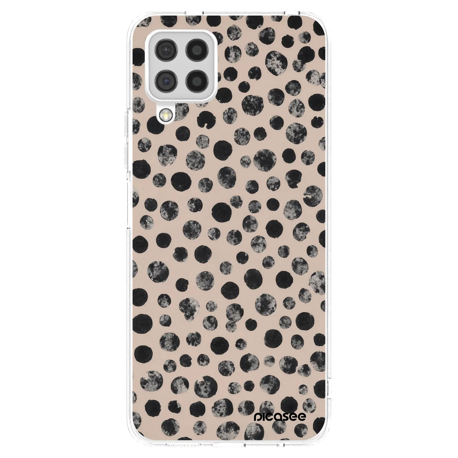 Picasee Samsung Galaxy A22 A225F 4G Hülle - Transparentes Silikon - Dots