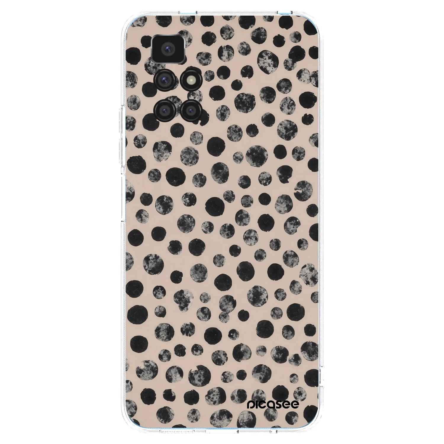 Picasee Xiaomi Redmi 10 Hülle - Transparentes Silikon - Dots