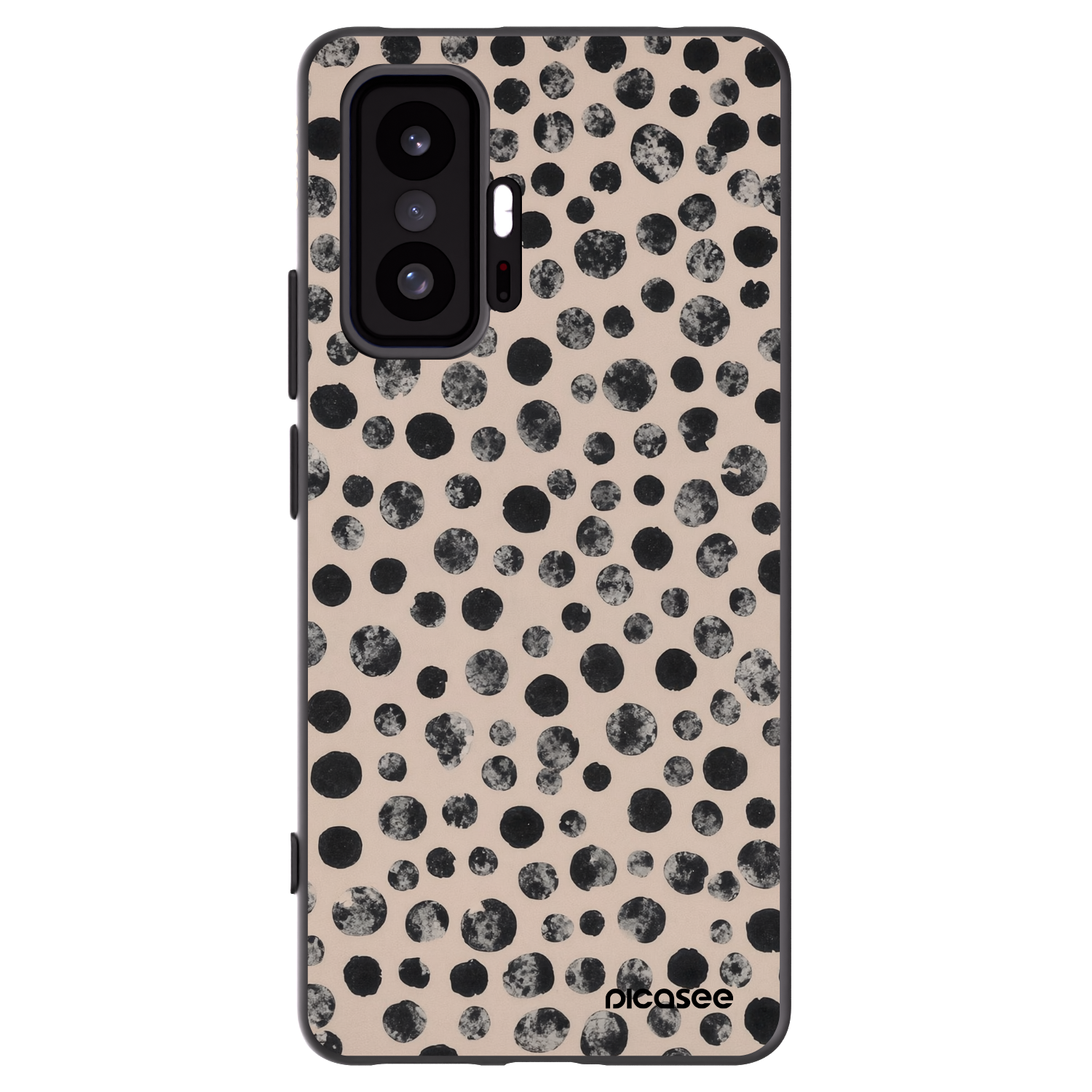 Picasee Xiaomi 11T Hülle - Schwarzes Silikon - Dots