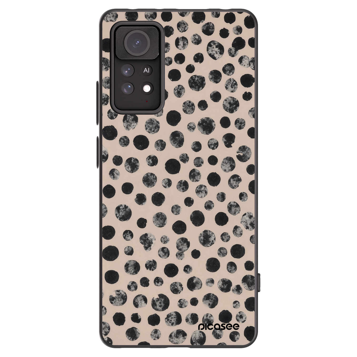 Picasee Xiaomi Redmi Note 11 Pro Hülle - Schwarzes Silikon - Dots