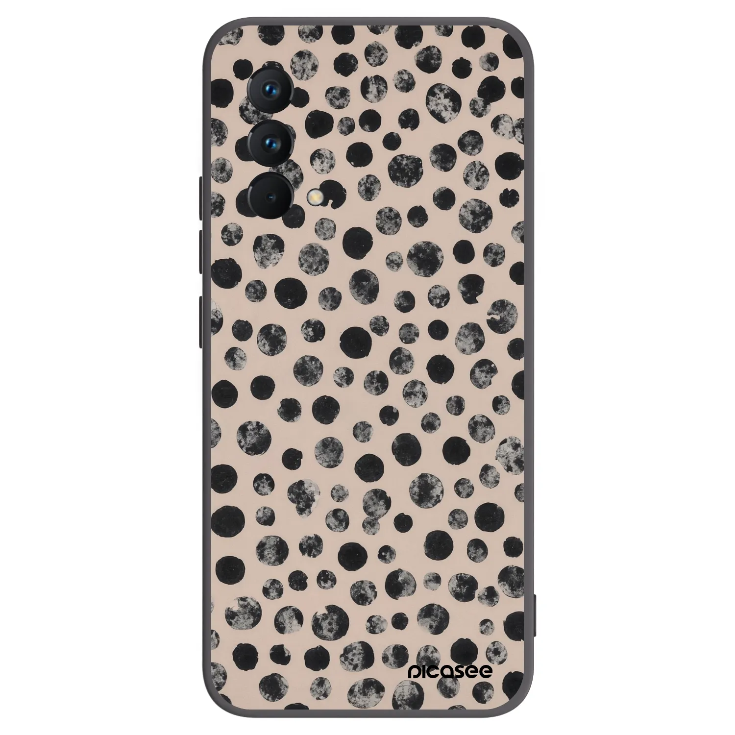 Picasee Realme GT Master Edition 5G Hülle - Schwarzes Silikon - Dots