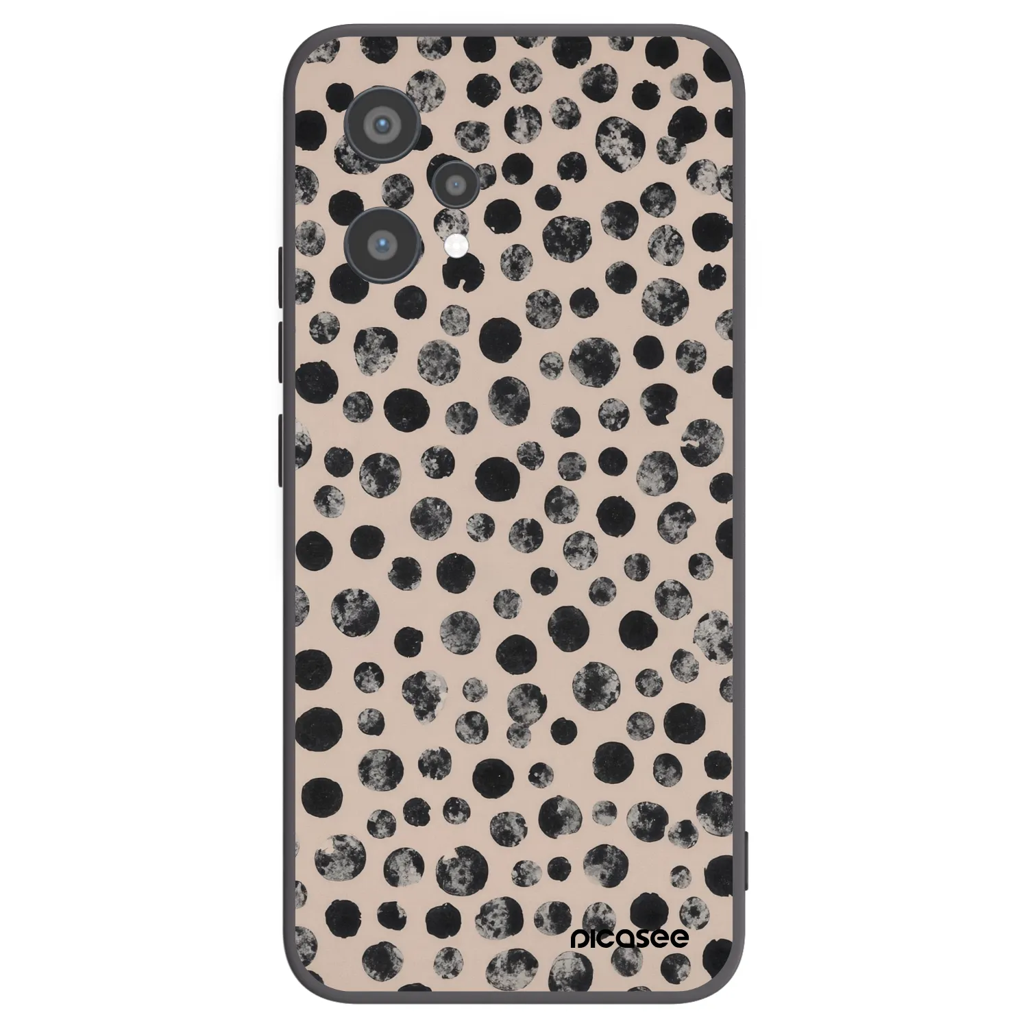 Picasee Realme 9 Pro 5G Hülle - Schwarzes Silikon - Dots