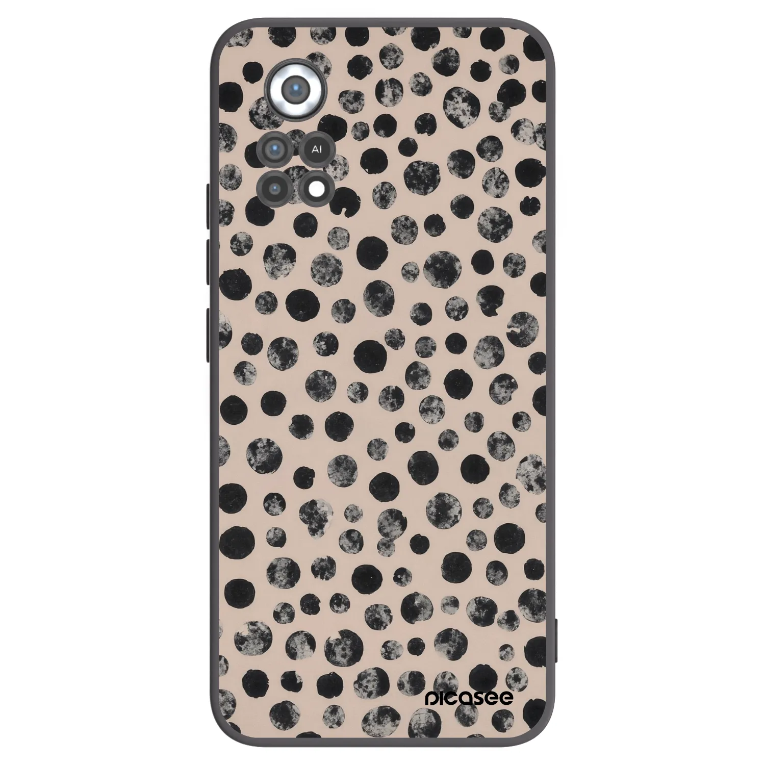 Picasee Xiaomi Poco X4 Pro 5G Hülle - Schwarzes Silikon - Dots