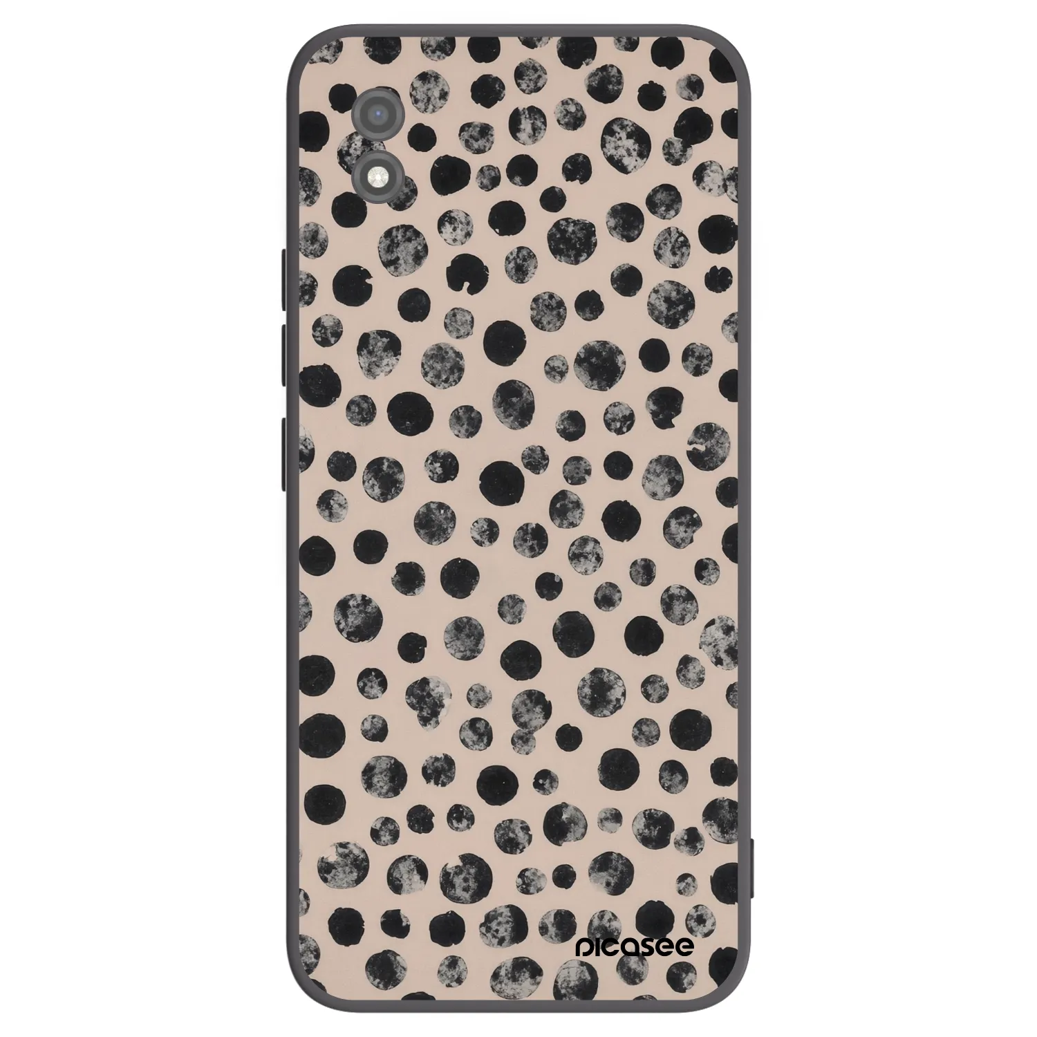 Picasee Realme C11 (2021) Hülle - Schwarzes Silikon - Dots