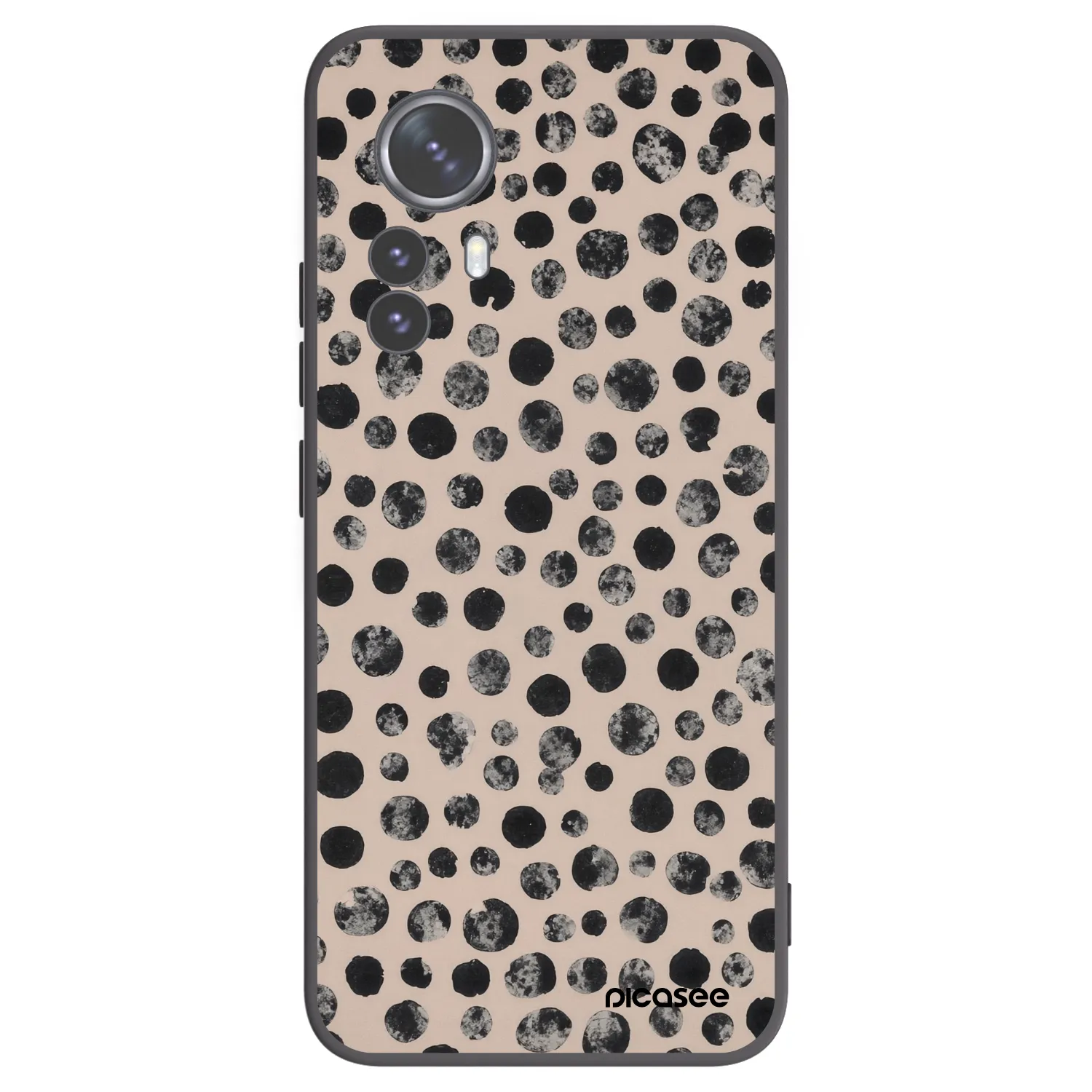 Picasee Xiaomi 12 Pro Hülle - Schwarzes Silikon - Dots