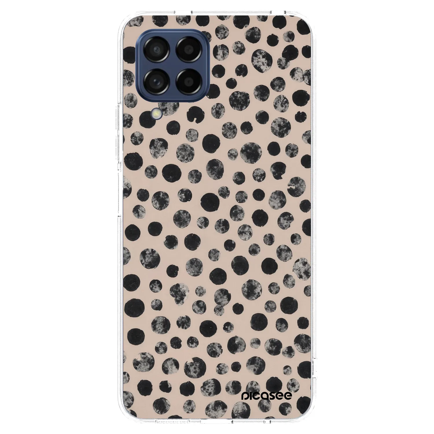 Picasee Samsung Galaxy M53 5G Hülle - Transparentes Silikon - Dots
