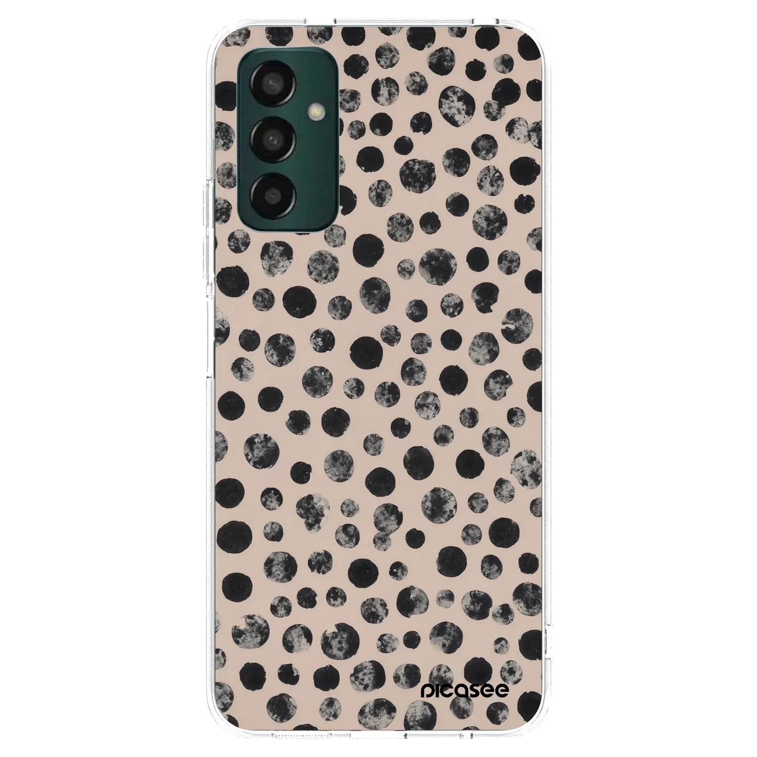 Picasee Samsung Galaxy M13 M135F Hülle - Transparentes Silikon - Dots
