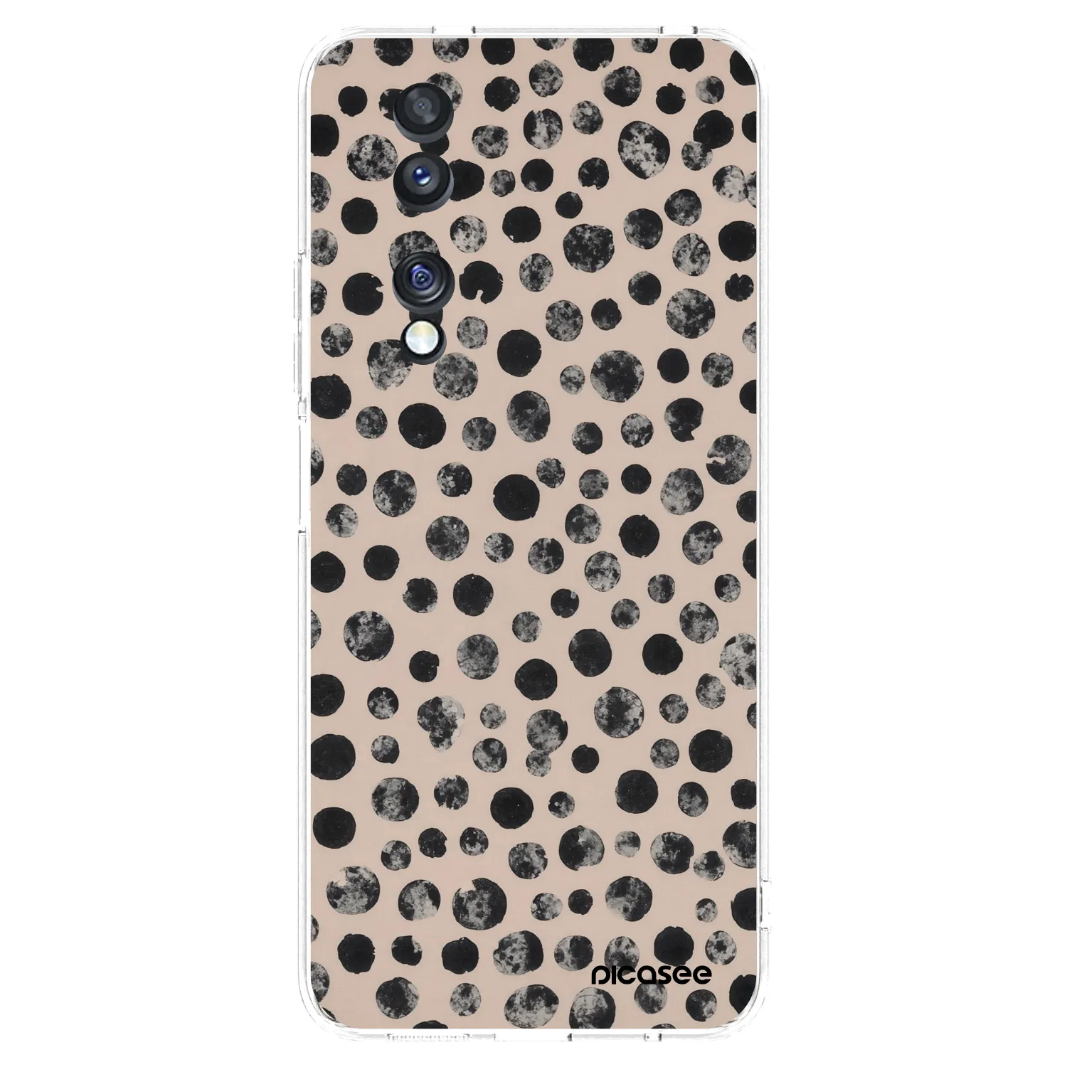 Picasee Honor 70 Hülle - Transparentes Silikon - Dots