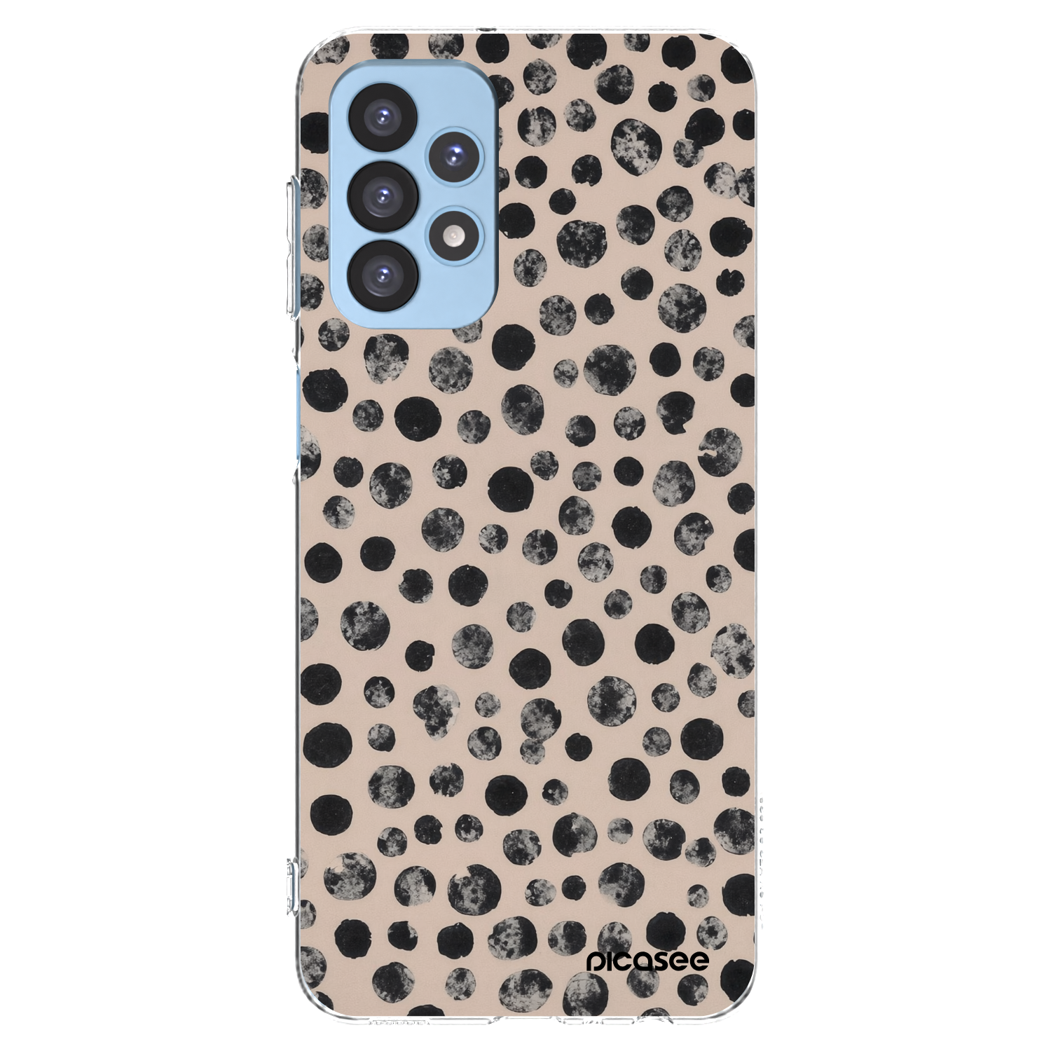 Picasee Samsung Galaxy A23 A235F 4G Hülle - Transparentes Silikon - Dots