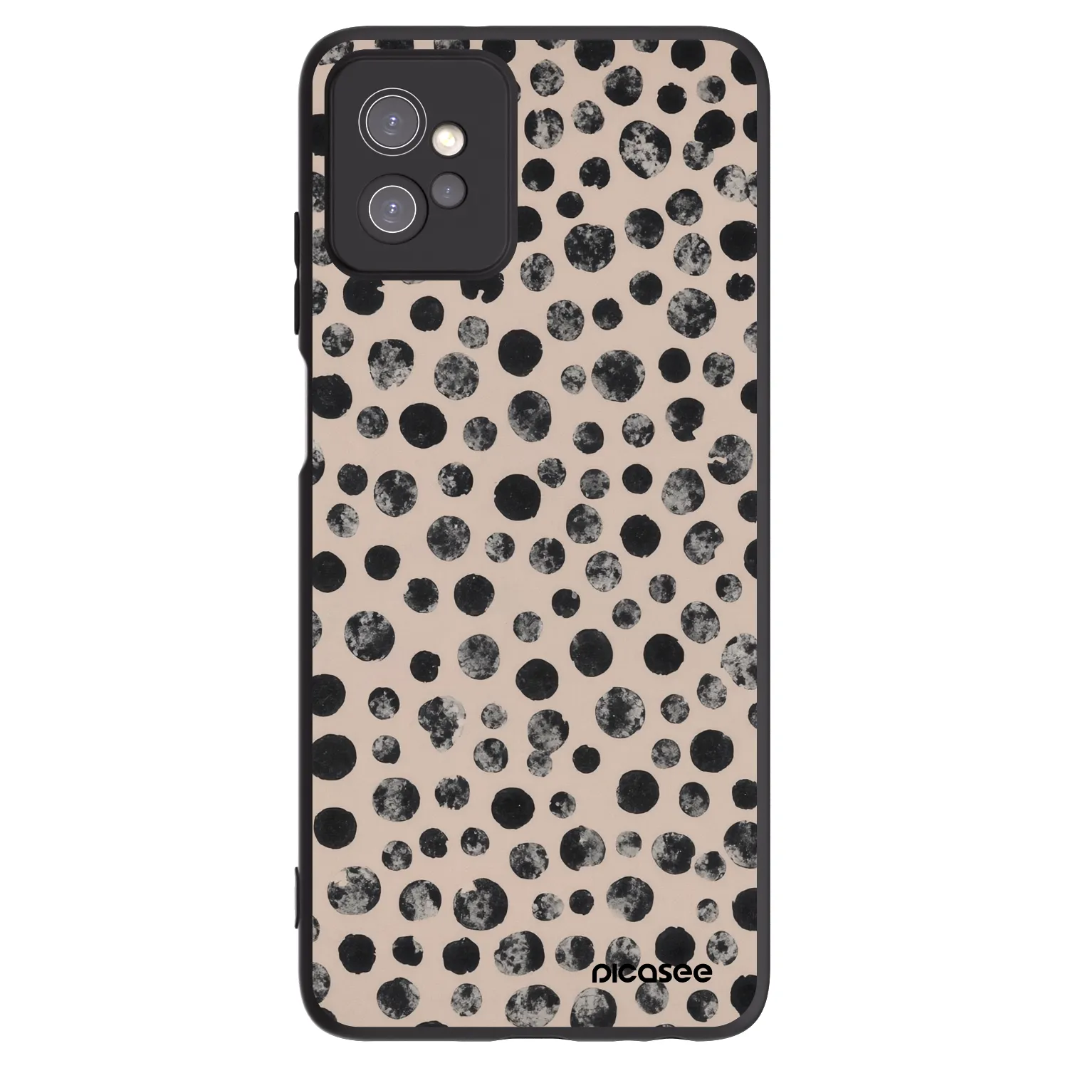 Picasee Motorola Moto G32 Hülle - Schwarzes Silikon - Dots