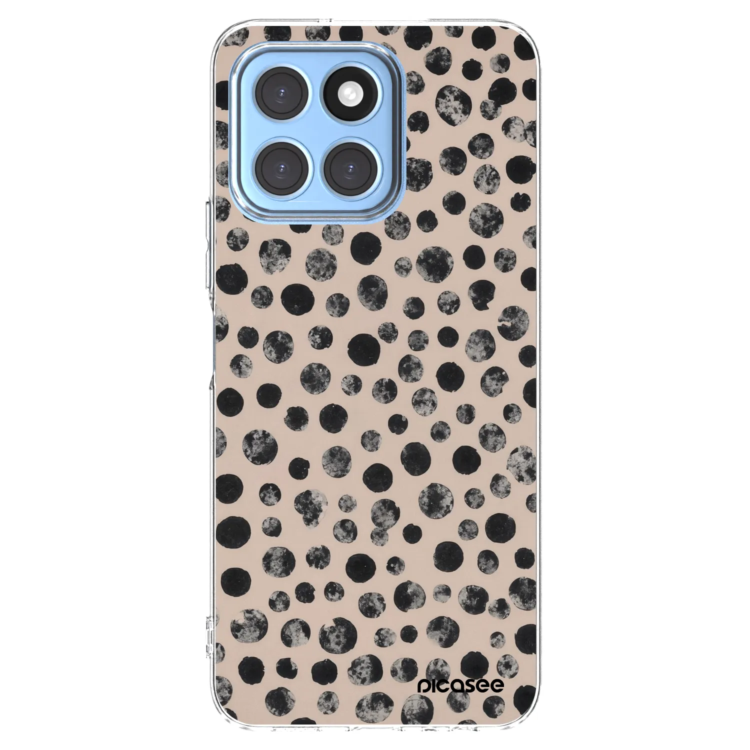 Picasee Honor X6 Hülle - Transparentes Silikon - Dots