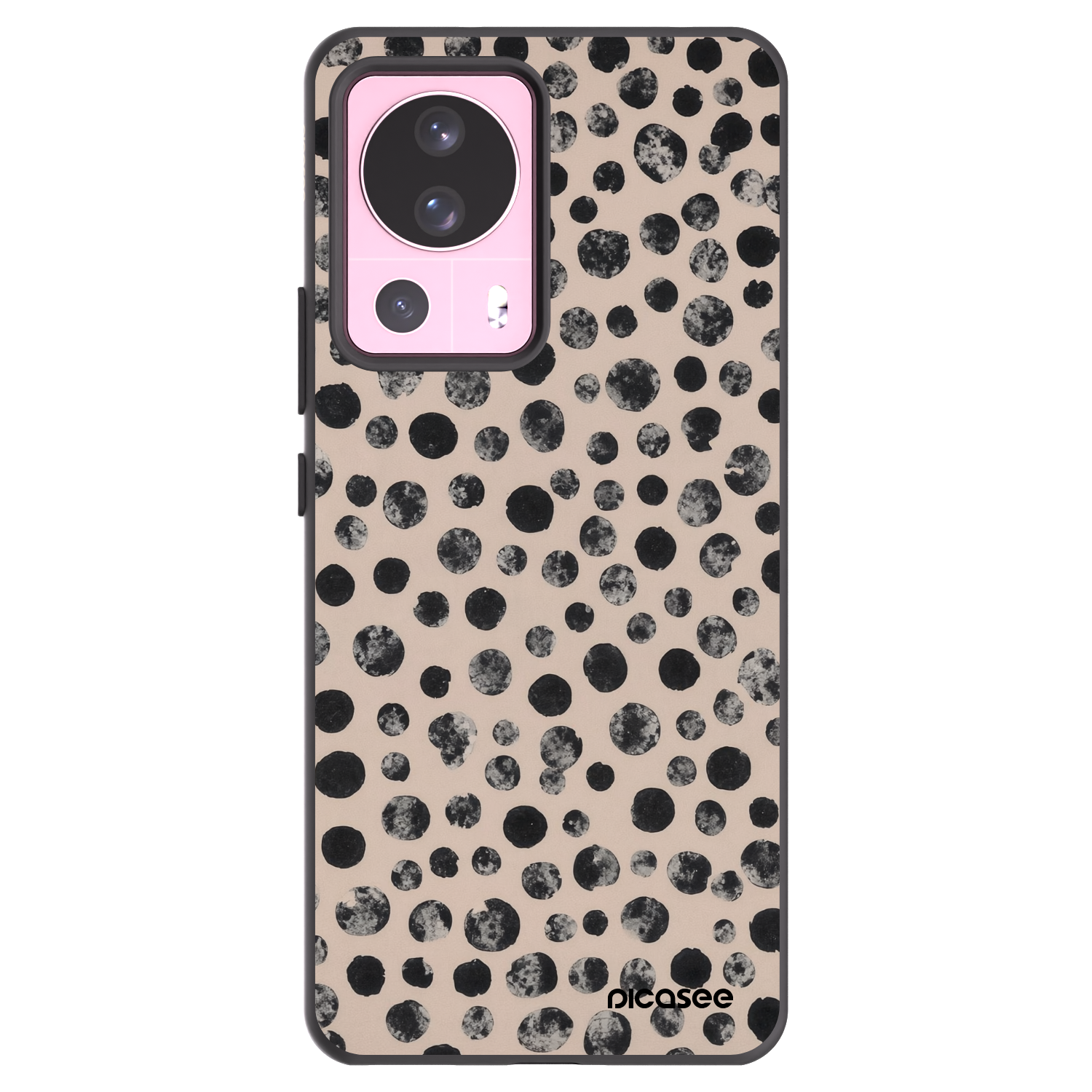Picasee Xiaomi 13 Lite Hülle - Schwarzes Silikon - Dots