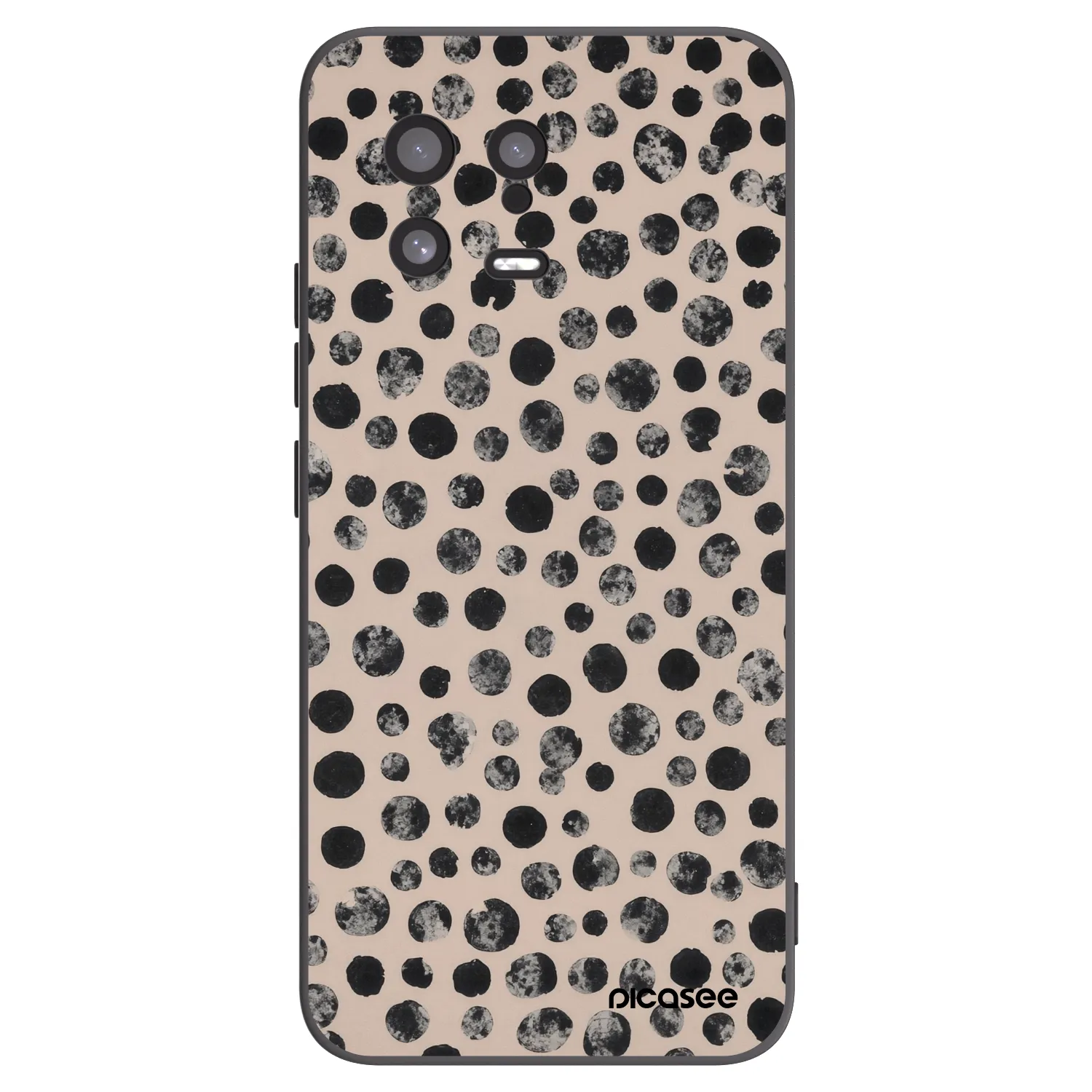 Picasee Xiaomi 13 Hülle - Schwarzes Silikon - Dots