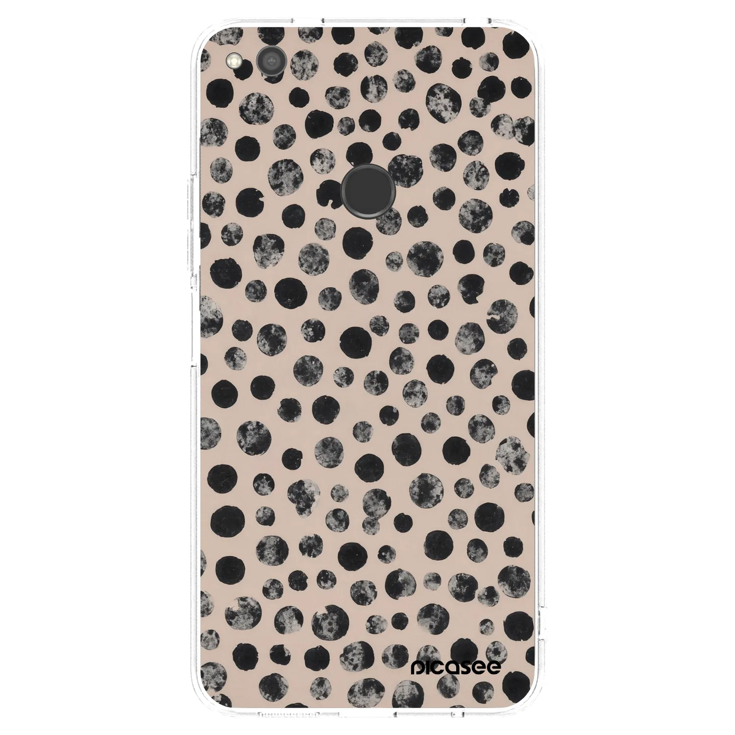 Picasee Huawei P9 Lite 2017 Hülle - Transparentes Silikon - Dots