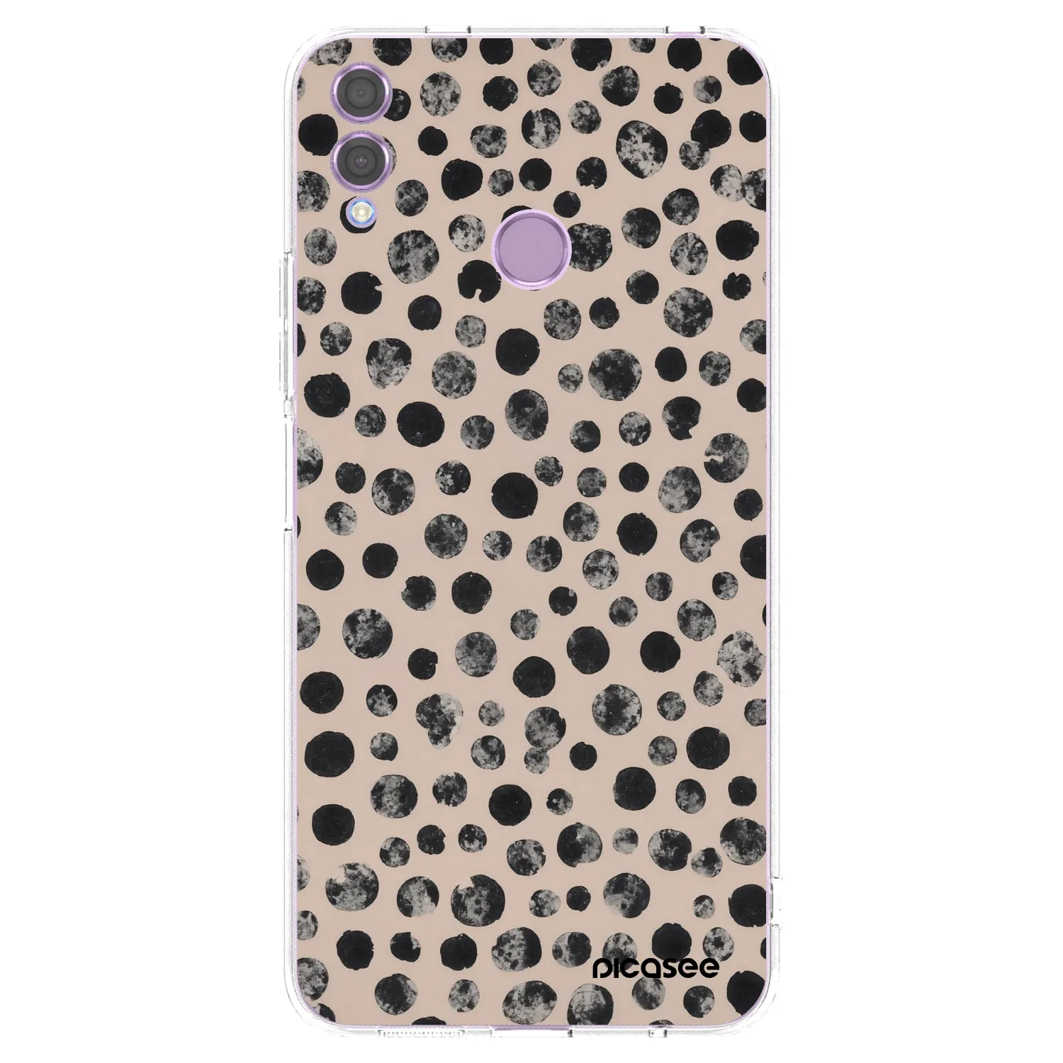 Picasee Honor 8X Hülle - Transparentes Silikon - Dots